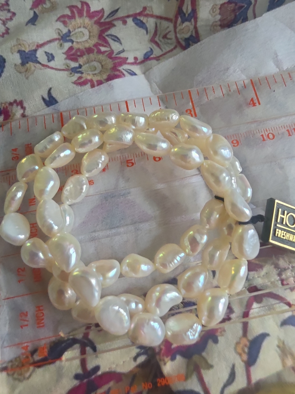 Freshwater Pearl Stretch Bracelet - Ivory White